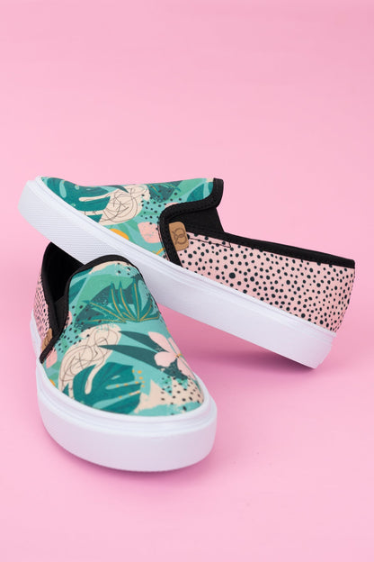 Tenis Slip On para Mujer Pacifico estampado